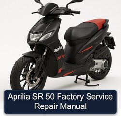 Aprilia SR Models 50 Service Repair Workshop Manual PDF