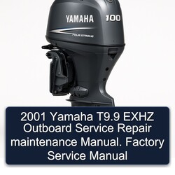 2001 Yamaha T9.9 Exhz Outboard Service Repair Workshop Manual PDF