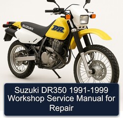 1991-1999 Suzuki DR Series DR350 Service Repair Workshop Manual PDF