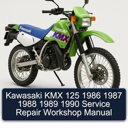 1986-1990 Kawasaki KMX Models 125 Service Repair Workshop Manual PDF