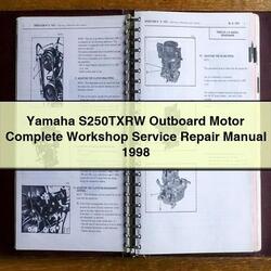 1998 Yamaha S250TXRW Outboard Motor Service Repair Workshop Manual PDF