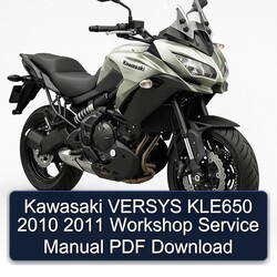 2010-2011 Kawasaki Versys KLE650 Service Repair Workshop Manual PDF