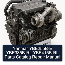 Yanmar BY Series Ybe255b-e Ybe335b-rl Ybe415b-rl Parts Catalog PDF