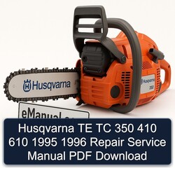 1995-1996 Husqvarna TR650 Models TE TC 350 410 610 Service Repair Workshop Manual PDF