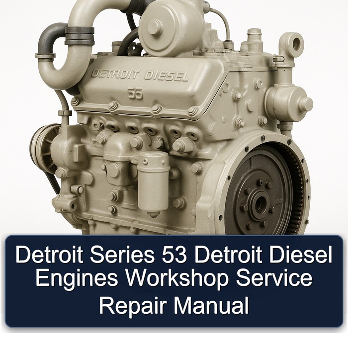 Detroit Diesel 53 Series Engines Service Repair Workshop Manual PDF
