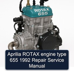 1992 Aprilia Rotax Engine Type 655 Service Repair Workshop Manual PDF