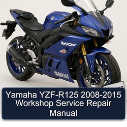 2008-2015 Yamaha YZF Models YZF-R125 Service Repair Workshop Manual PDF