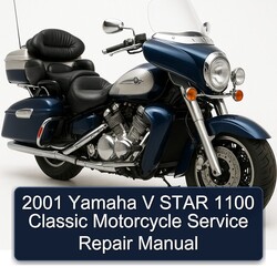 2001 Aprilia Classic Yamaha V Star 1100 Motorcycle Service Repair Workshop Manual PDF