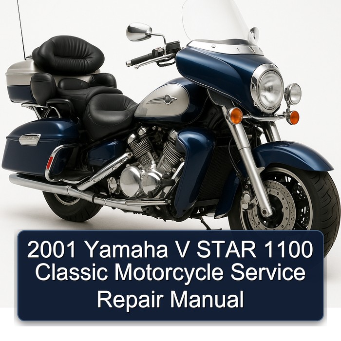 2001 Aprilia Classic Yamaha V Star 1100 Motorcycle Service Repair Workshop Manual PDF