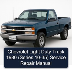 1980 Chevrolet Light Truck Models Duty (series ) Service Repair Workshop Manual PDF