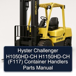Hyster Challenger H1050hd-ch H1150hd-ch (F117) Container Handlers Parts Catalog PDF