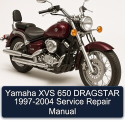 1997-2004 Yamaha XVS Models 650 Dragstar Service Repair Workshop Manual PDF