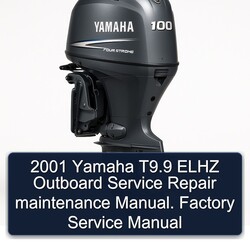2001 Yamaha T9.9 Elhz Outboard Service Repair Workshop Manual PDF