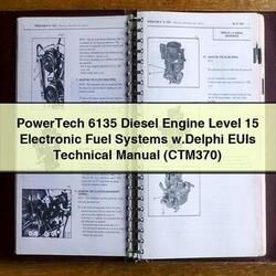 MAN Powertech 6135 Diesel Engine Level 15 Electronic Fuel Systems W.delphi Euis (CTM370) Service Repair Workshop Manual PDF