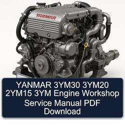 Yanmar 3ym30 3ym20 2ym15 3YM Engine Service Repair Workshop Manual PDF