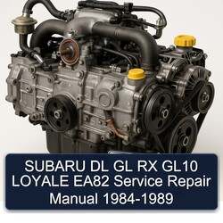 1984-1989 Subaru EA Series DL GL RX GL10 Loyale EA82 Service Repair Workshop Manual PDF