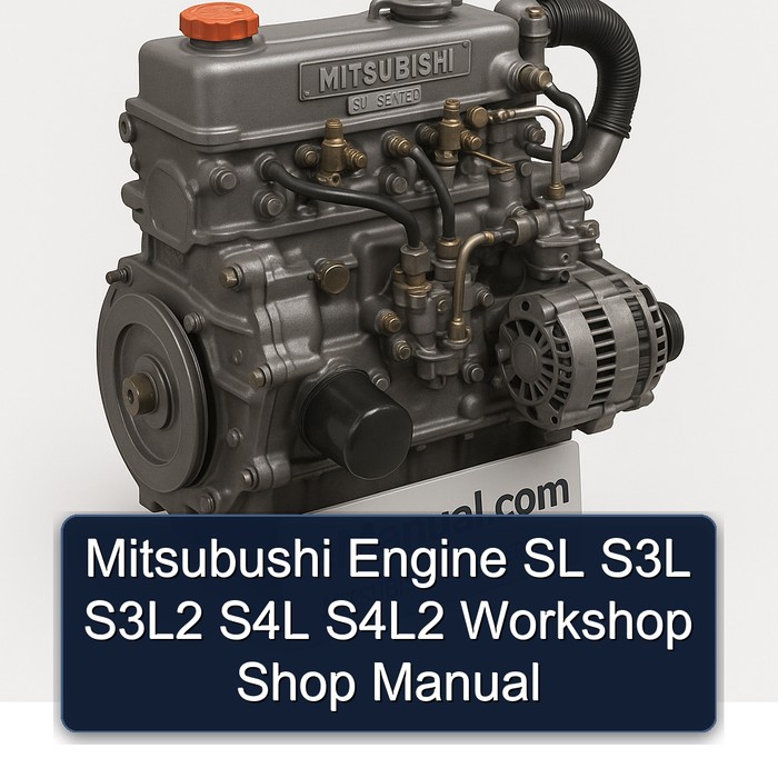 Mitsubishi SL Series Mitsubushi Engine S3L S3l2 S4L S4l2 Shop Service Repair Workshop Manual PDF