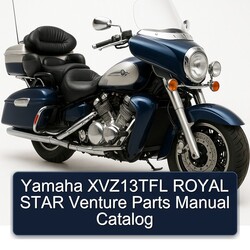 Yamaha Royal Star Venture XVZ13TFL Parts Catalog PDF