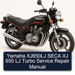 Yamaha XJ650LJ SECA XJ 650 LJ Turbo Service Repair Manual 