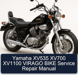 Yamaha Virago XV535 XV700 XV1100 Bike Service Repair Workshop Manual PDF