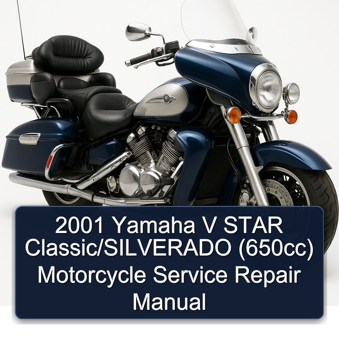 2001 Aprilia Classic Yamaha V Star /silverado (650CC) Motorcycle Service Repair Workshop Manual PDF