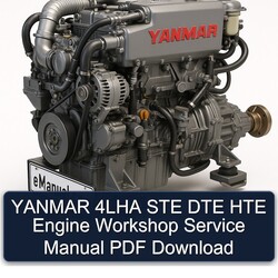 Yanmar 4LHA STE DTE HTE Engine Service Repair Workshop Manual PDF