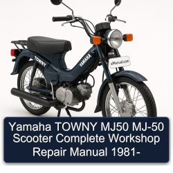 1981 Yamaha Towny MJ50 MJ-50 Scooter Service Repair Workshop Manual PDF