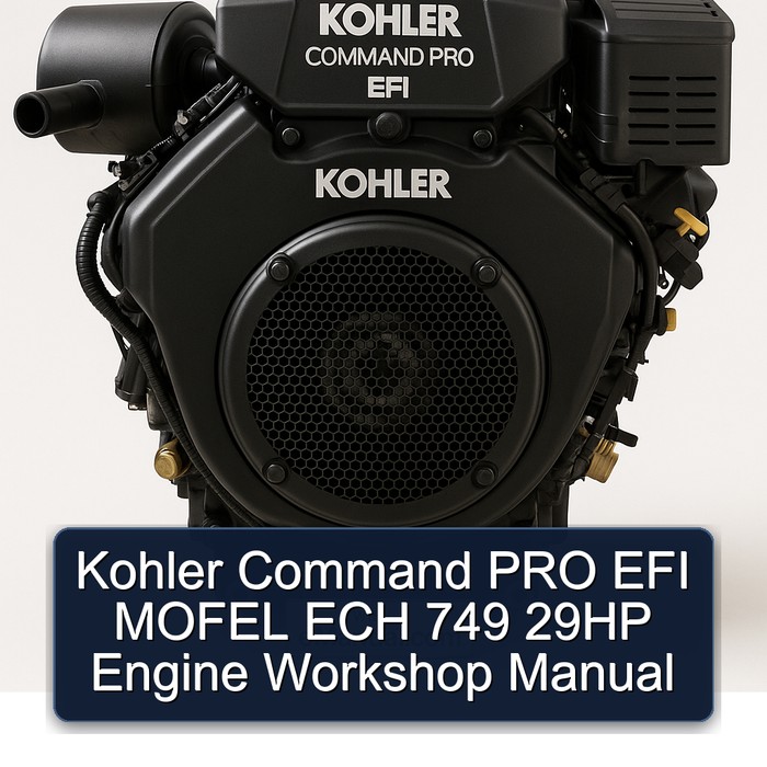 Kohler Command Pro EFI Models Mofel ECH 749 29HP Engine Service Repair Workshop Manual PDF