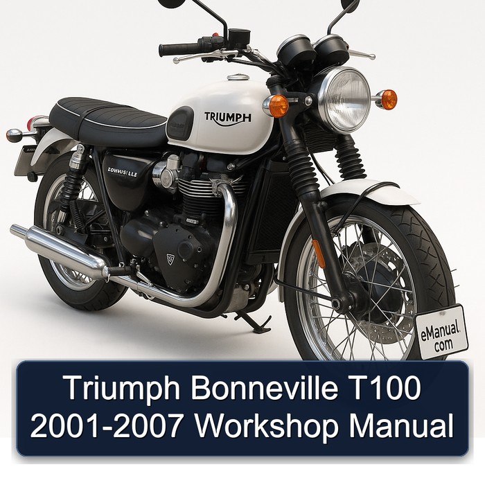 2001-2007 Triumph Bonneville T100 Service Repair Workshop Manual PDF