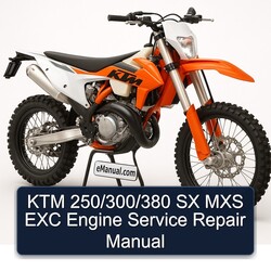 KTM 250 /300/380 SX MXS EXC Engine Service Repair Workshop Manual PDF