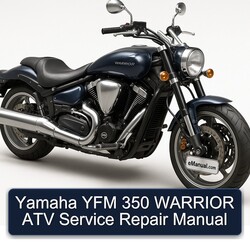 Yamaha YFM 350 WARRIOR ATV Manual de servicio y reparación 