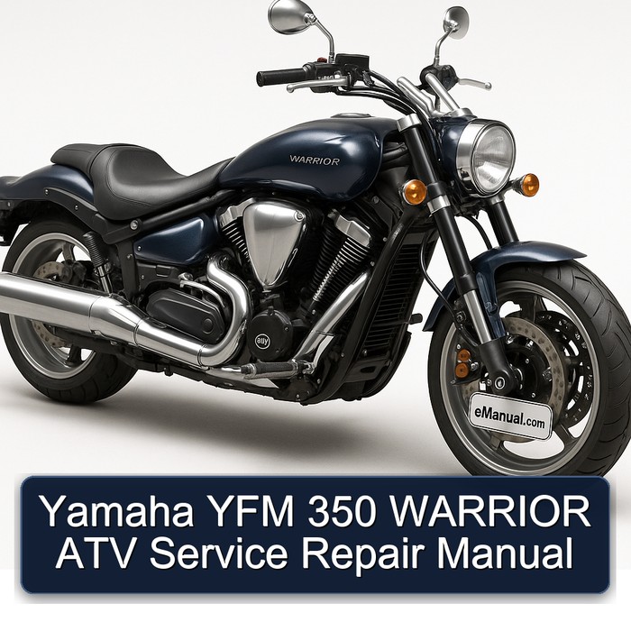 Yamaha Warrior YFM 350 ATV Service Repair Workshop Manual PDF