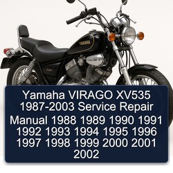 1987-2003 Yamaha Virago XV535 Service Repair Workshop Manual PDF