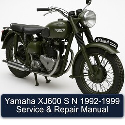 1992-1999 Triumph TRW Yamaha XJ600 S N Service Repair Workshop Manual PDF