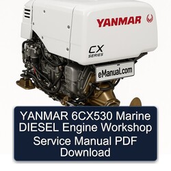 Yanmar 6cx530 Marine Diesel Engine Service Repair Workshop Manual PDF