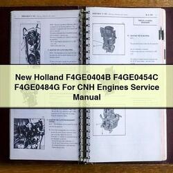 New Holland F4ge0404b F4ge0454c F4ge0484g CNH Engines Service Repair Workshop Manual PDF