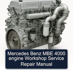 Mercedes Benz MBE 4000 Engine Service Repair Workshop Manual PDF