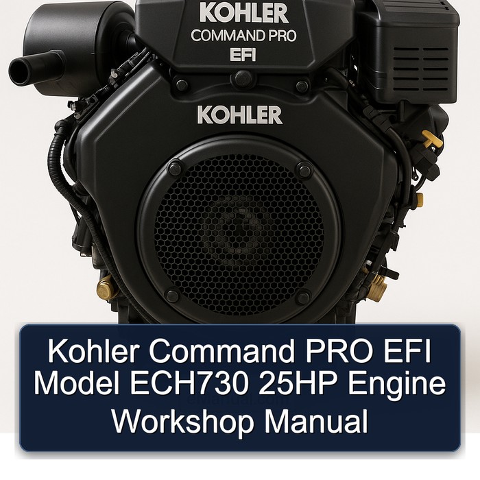 Kohler Command Pro EFI Models Model ECH730 25HP Engine Service Repair Workshop Manual PDF