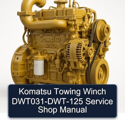 Komatsu 125 Towing Winch Dwt031-dwt- Shop Service Repair Workshop Manual PDF