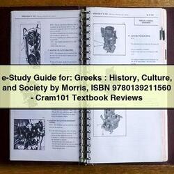 E-STUDY : Greeks History Culture Society Morris Isbn 9780139211560-cram101 Textbook Reviews Service Repair Workshop Manual PDF