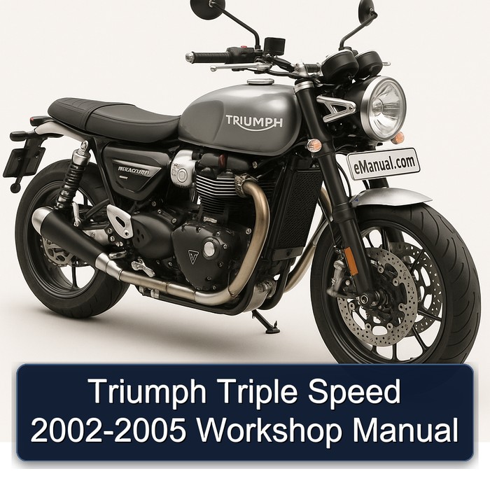 2002-2005 Keeway Speed Triumph Triple Service Repair Workshop Manual PDF