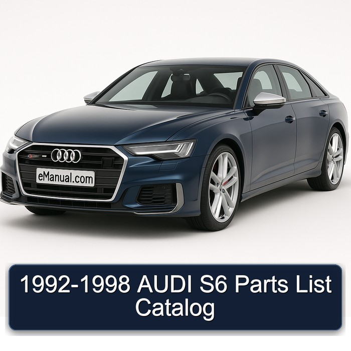 1992-1998 Audi S6 Catalog Parts PDF