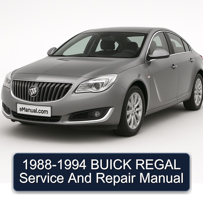 1988-1994 Buick Regal Service Repair Workshop Manual PDF