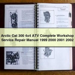 1999-2002 Arctic CAT 300 4x4 ATV Service Repair Workshop Manual PDF