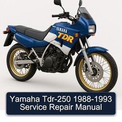 1988-1993 Yamaha TDR Models TDR-250 Service Repair Workshop Manual PDF
