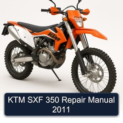2011 KTM 350 SXF Service Repair Workshop Manual PDF