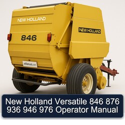 New Holland Versatile 846 876 936 946 976 Operator Operator's Manual PDF