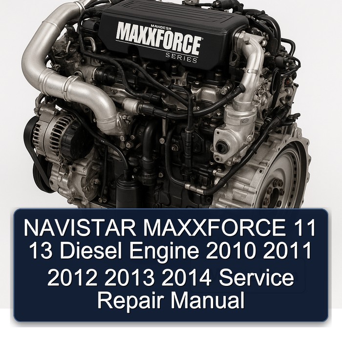 2010-2014 Navistar Maxxforce 11 13 Diesel Engine Service Repair Workshop Manual PDF
