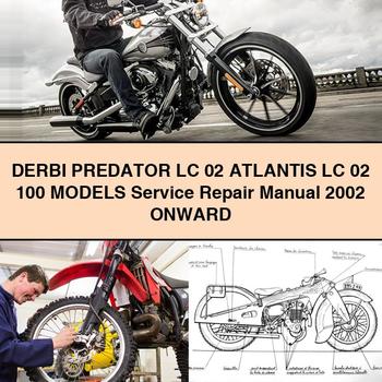 2002 Derbi Predator LC 02 Atlantis 100 Models Onward Service Repair Workshop Manual PDF