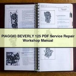 PIAGGIO BEVERLY 125 Service Repair Workshop Manual 